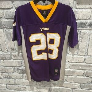 Purple and Gold Kids Vikings Jersey